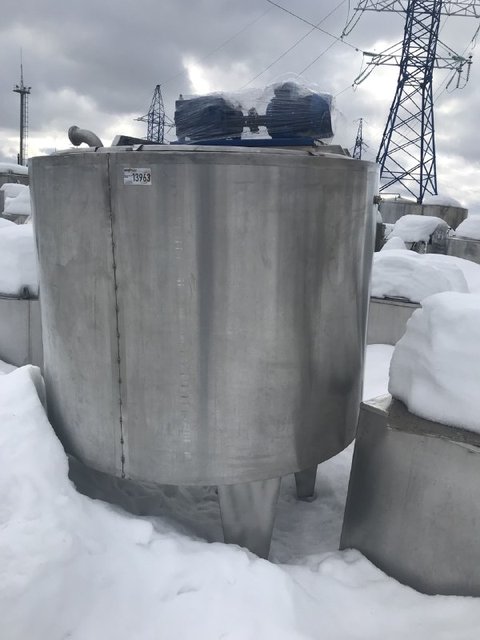 Емкость ВДП-1000 нагрев ТЭН инв.13963