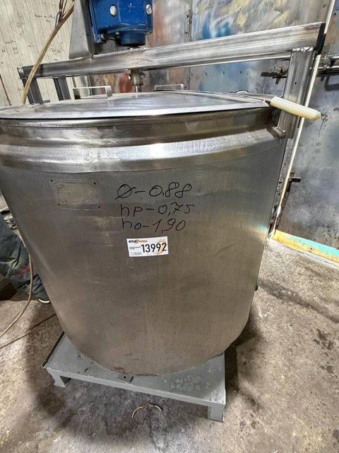Емкость с рубашкой 400л инв.13992
