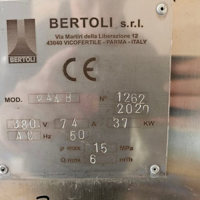 Гомогенизатор BERTOLI D44B е.4839