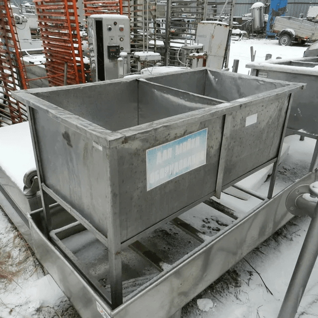 Мойка 2х секционная 160л инв.1009