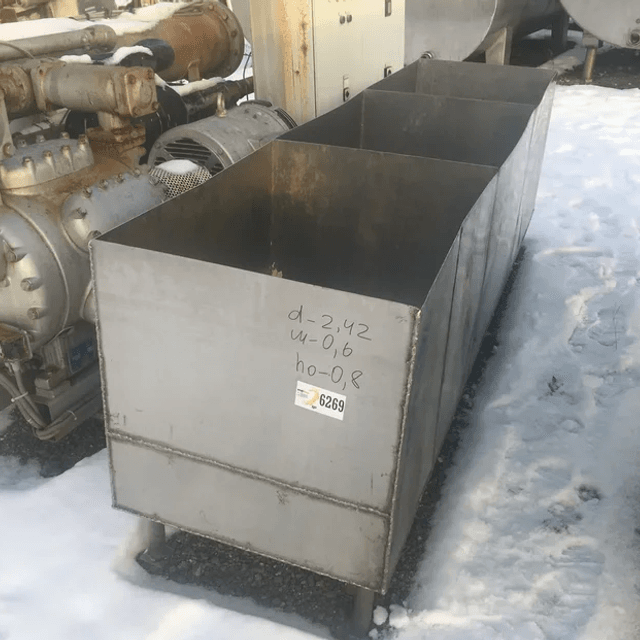 Мойка трех секционная 850л инв.6269