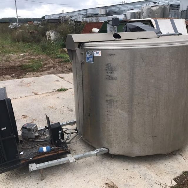 Танк-охладитель ALFA LAVAL 1800л инв.9482