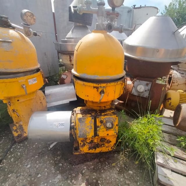 Сепаратор сливкоотделитель Ж5-ОС2Т-3 ПЛАВА 5 куб/час инв.7492