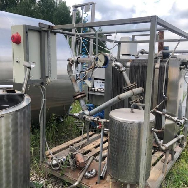 Пастеризационно-охладительная установка 2т инв.8692