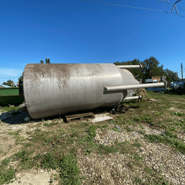 Емкость с конусным дном алюминий 19 кубов инв.10789