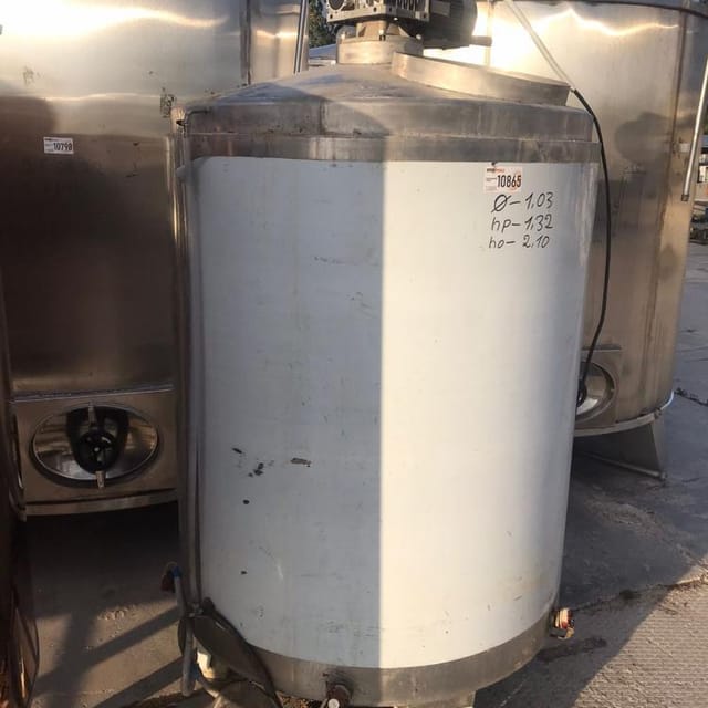 Ёмкость 1 куб.м с рубашкой инв.10865