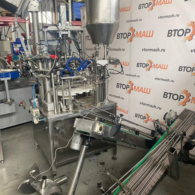 Линия розлива молока 1500бут  АДНК 39ЛР инв.8155