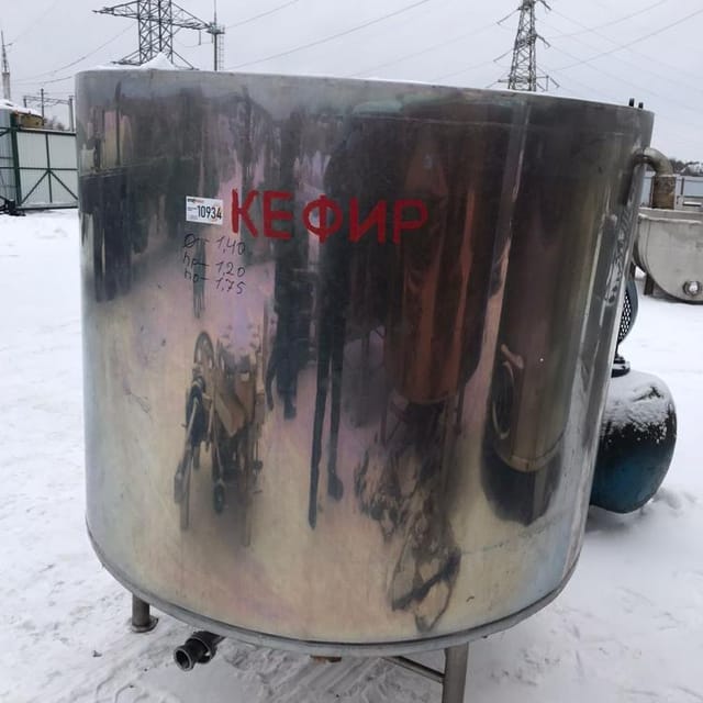 Ёмкость с рубашкой 1,8куб.м. инв.10934