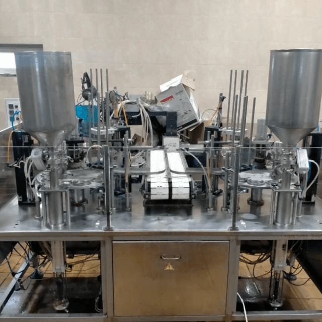 Фасовочный автомат в стаканчикТФ ПАСТ ПАК 2Р двухкарусельный  инв.9097