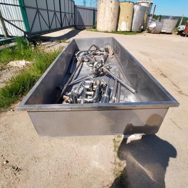 Ванна нержавеющая 2000л инв.10429