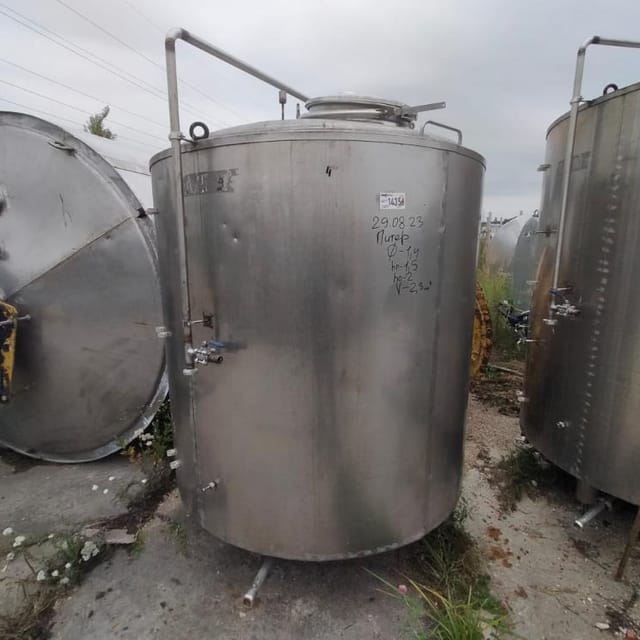 Ёмкость с рубашкой 2,3м3 инв.14356