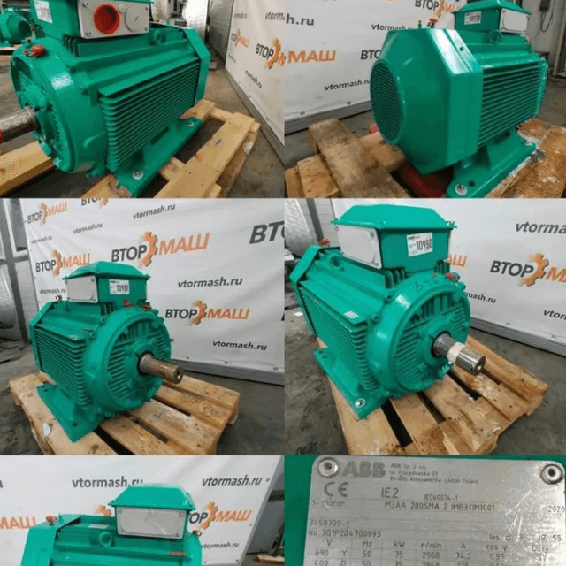 Электродвигатели ABB от 0,7 кВт до 75 кВт