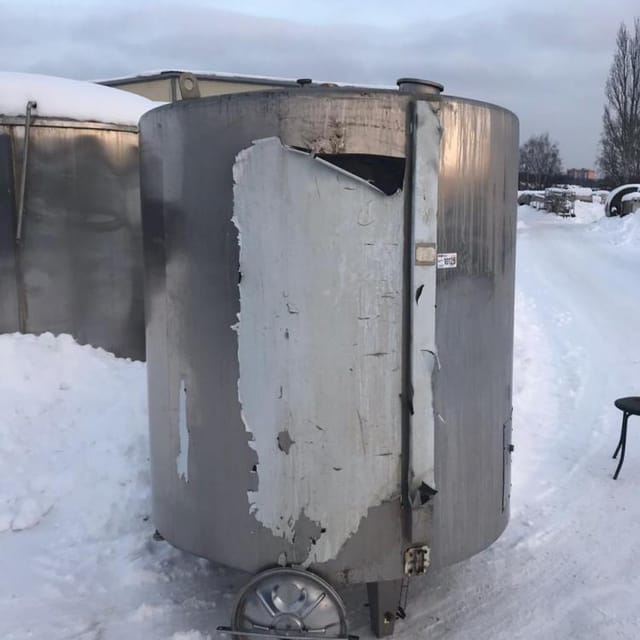 Емкость с рубашкой 2,5куб.м инв.10125