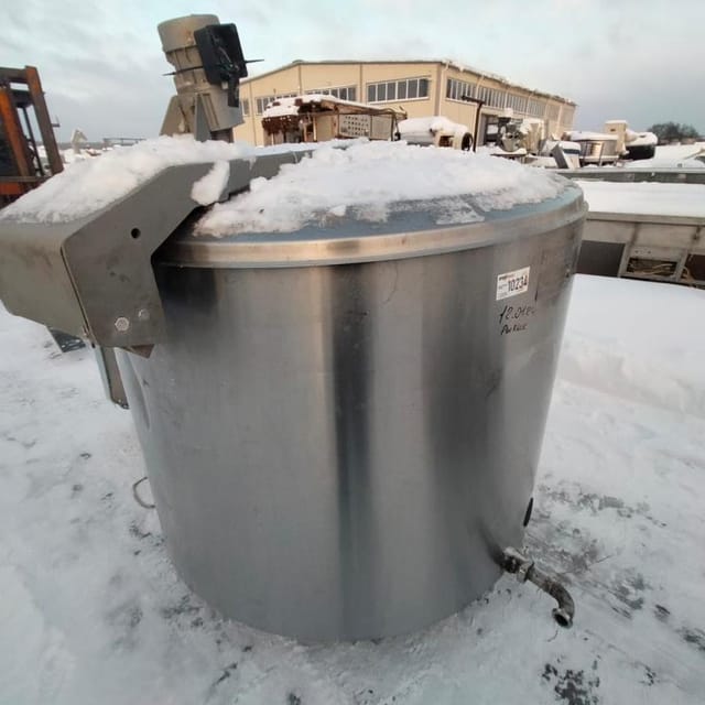 Танк охладитель ALFA LAVAL 1200л инв.10234