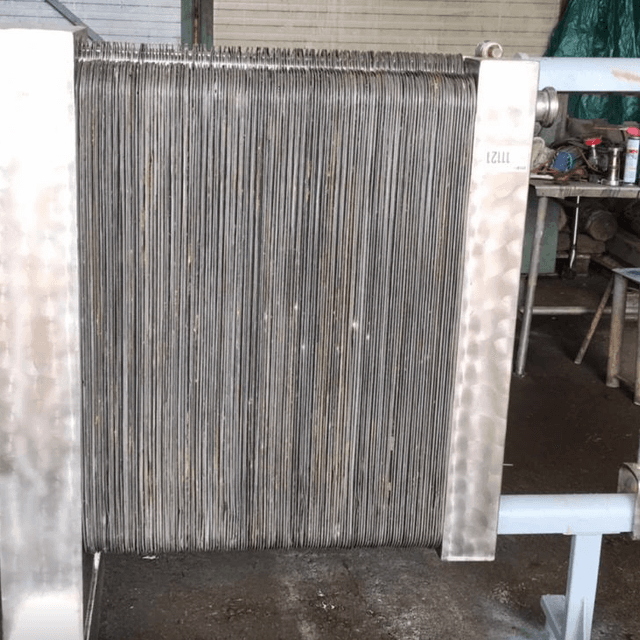 Теплообменник пластинчатый ООЛ-25 клеевой, односекционный инв.11121