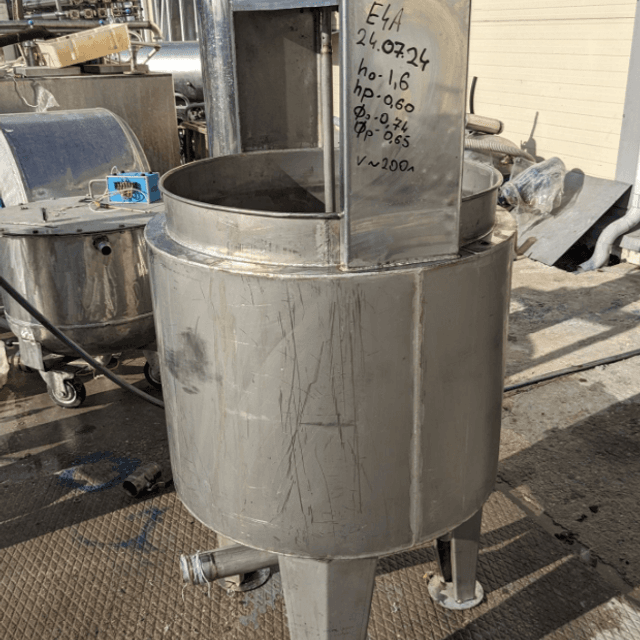 Емкость объем 200 л, с рубашкой е.3340