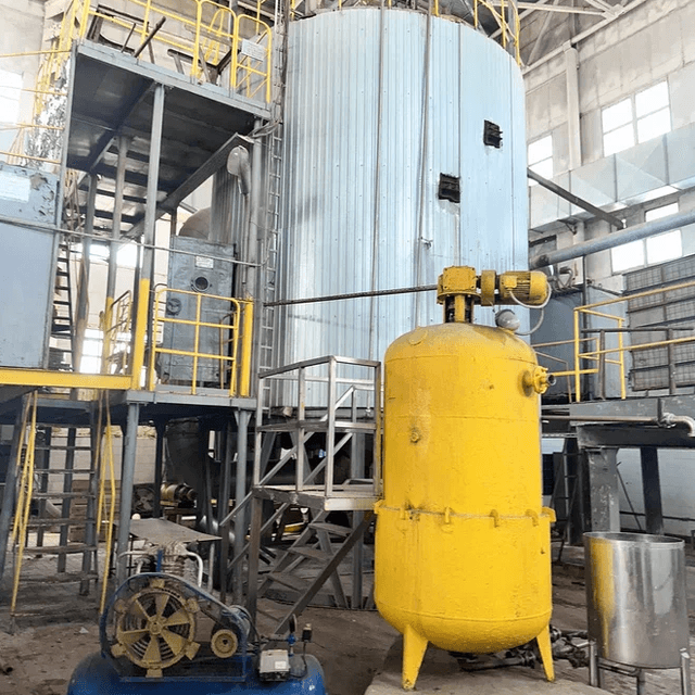 Распылительно-сушильная установка ОРЧ-500 частично разукомплектована.