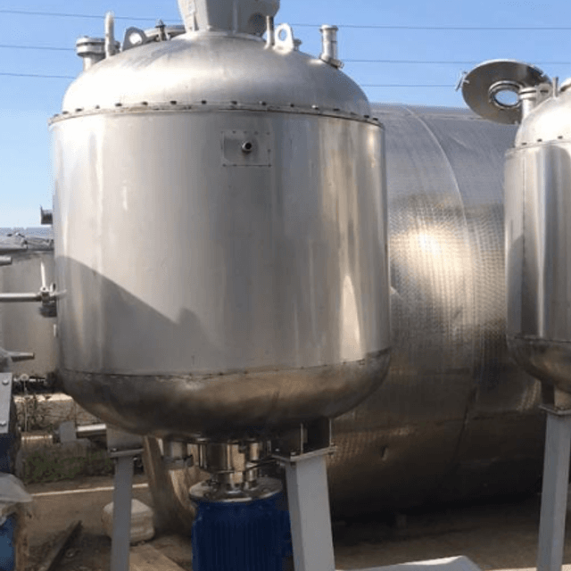 Реактор нержавеющий 1000л инв.11488