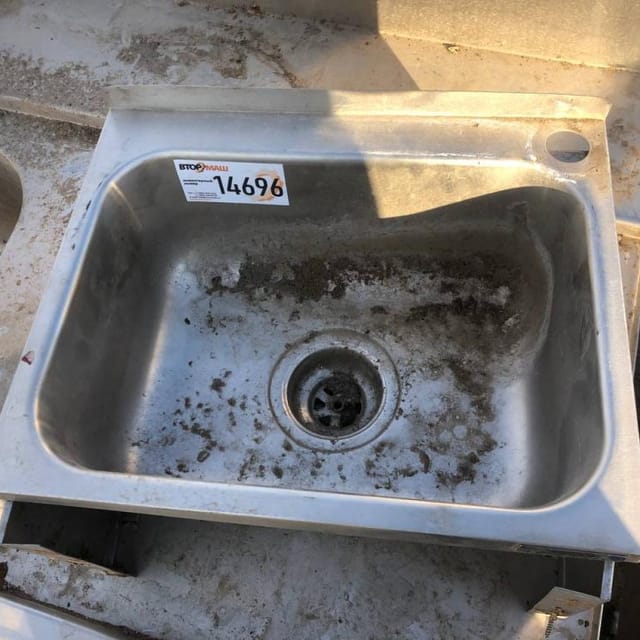 Мойка из нержавейки 0,4х0,33 инв.14696