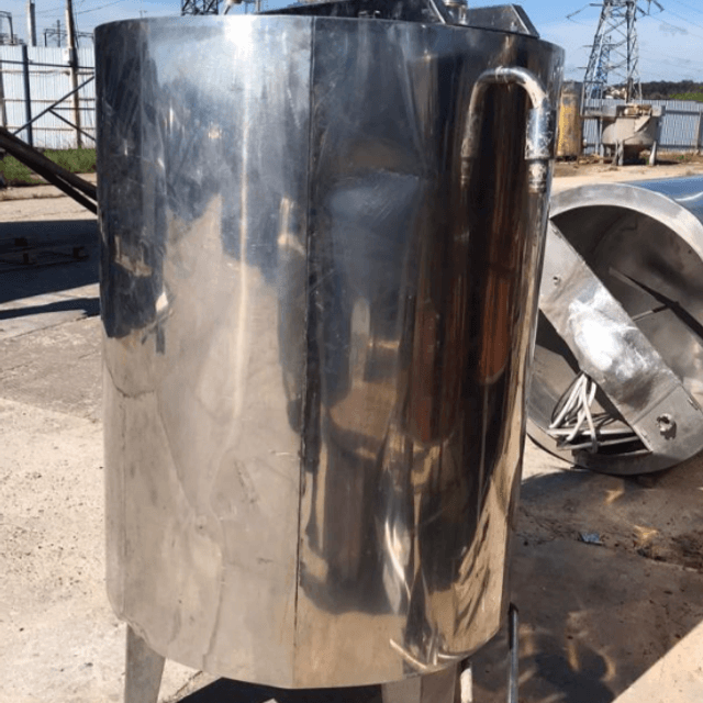 Емкость 500л с рубашкой вертикальная инв.14491