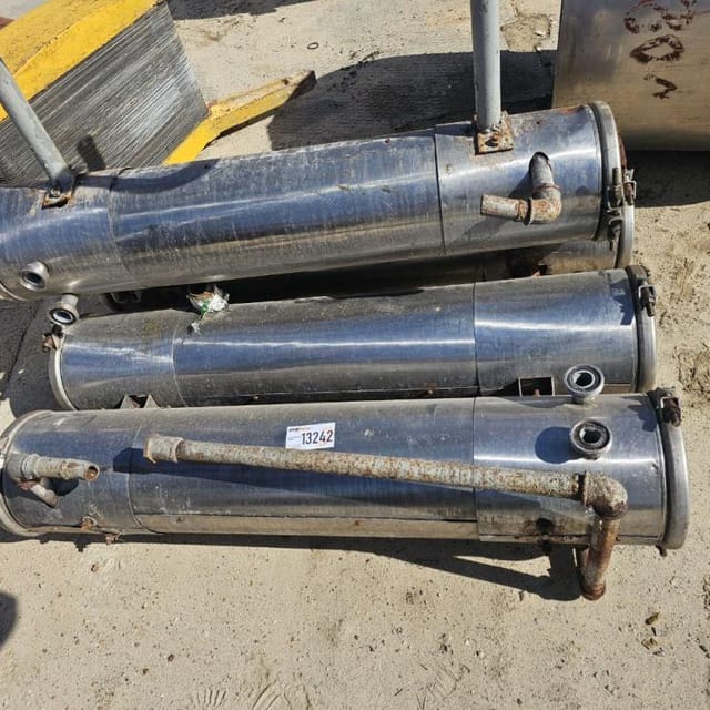 Трубчатый пастеризатор 4 шт.на одной раме инв.13242