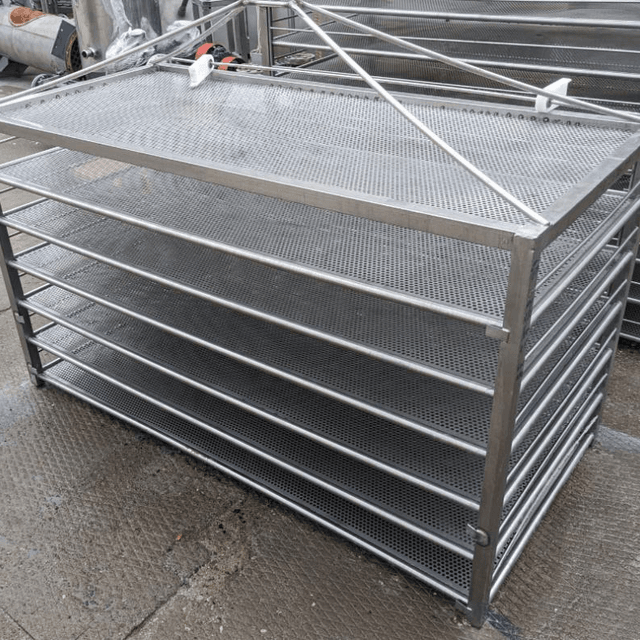 Стеллаж нержавеющий, 6 полок