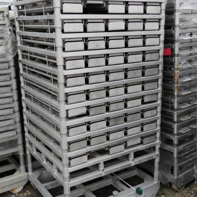 Стеллаж для прессования на 55 форм №5