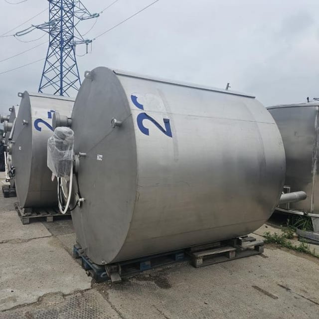 Емкость с рубашкой штрипс 6.3 м3 инв.12936