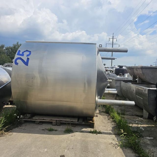 Емкость с рубашкой штрипс 6.3 м3 инв.12940