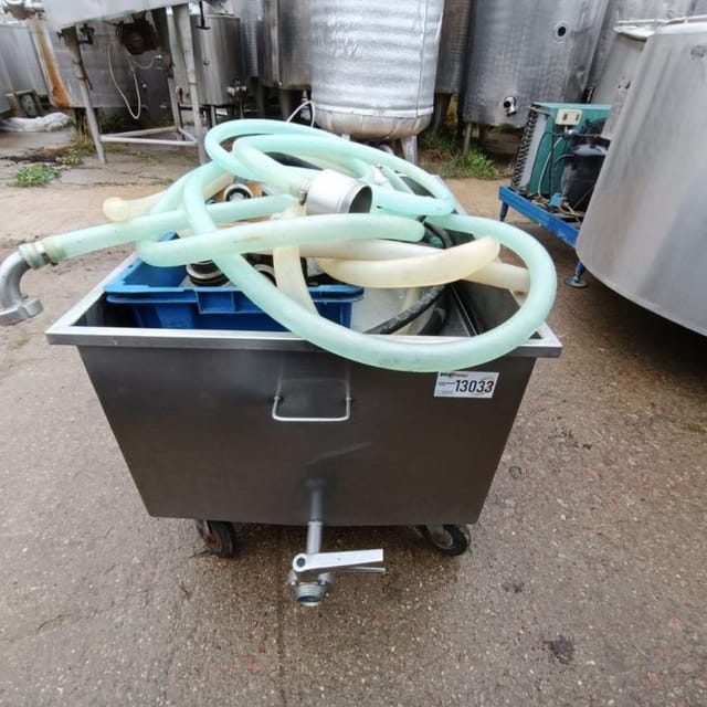 Ванна нерж 400л инв.13033