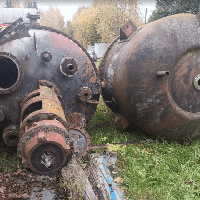 Реактор 5000л из пищевой нерж. стали.