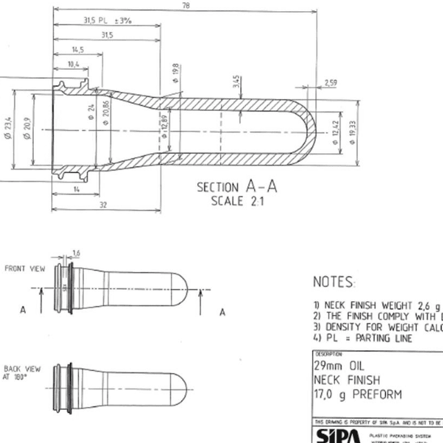 Линия для производства преформ ПЭТ SIРА РРS72