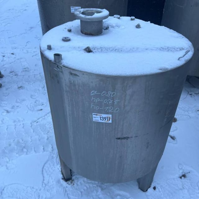 Емкость 350л одностенная инв.13911