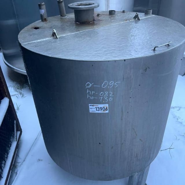 Емкость 500л одностенная инв.13906