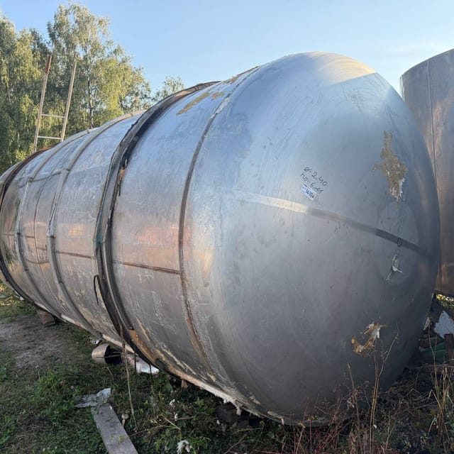 Емкость 27 куб. с рубашкой в нижней части инв.14104